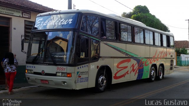 Expeditur Turismo 9091 na cidade de Cordisburgo, Minas Gerais, Brasil, por Lucas Gustavo Silva. ID da foto: 3616177.