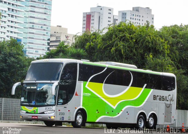 Brasil Sul Linhas Rodoviárias 2301 na cidade de Curitiba, Paraná, Brasil, por Luiz Scarabotto . Número da foto: #3616891.