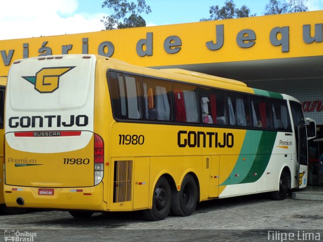 Empresa Gontijo de Transportes 11980 na cidade de Jequié, Bahia, Brasil, por Filipe Lima. Número da foto: #3618233.