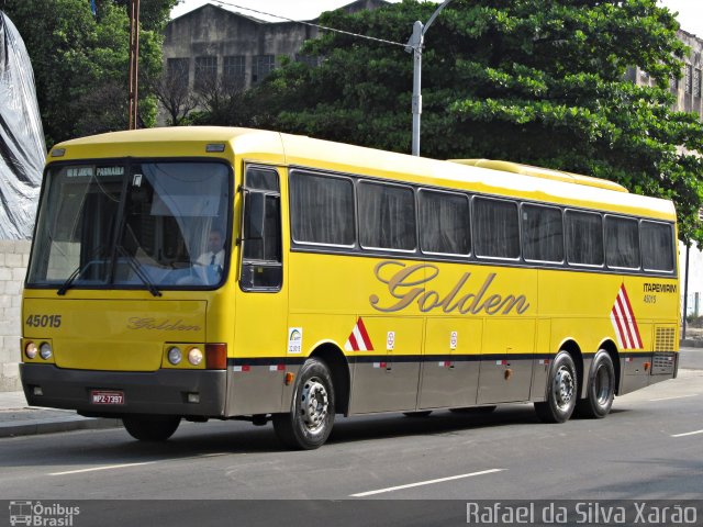 Viação Itapemirim 45015 na cidade de Rio de Janeiro, Rio de Janeiro, Brasil, por Rafael da Silva Xarão. Número da foto: #3617303.
