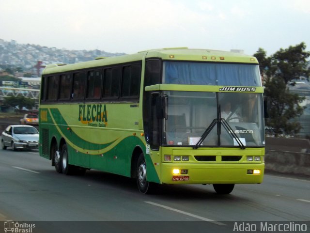 Flecha Turismo 9001 na cidade de Belo Horizonte, Minas Gerais, Brasil, por Adão Raimundo Marcelino. ID da foto: 3618467.