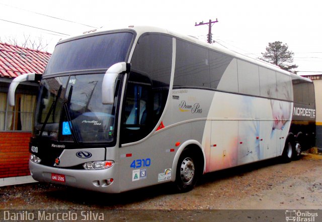 Expresso Nordeste 4310 na cidade de Curitiba, Paraná, Brasil, por Danilo Marcelo Silva. Número da foto: #3618162.