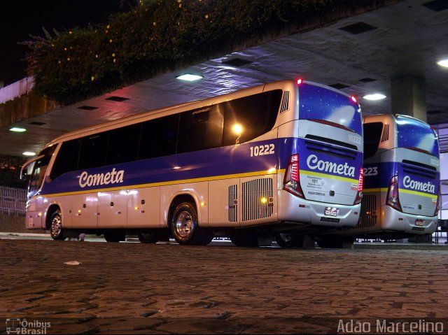Viação Cometa 10222 na cidade de Belo Horizonte, Minas Gerais, Brasil, por Adão Raimundo Marcelino. Número da foto: #3618591.