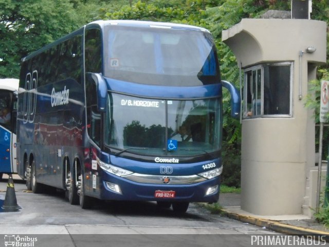 Viação Cometa 14303 na cidade de São Paulo, São Paulo, Brasil, por Alexandre Rodrigo. Número da foto: #3618996.
