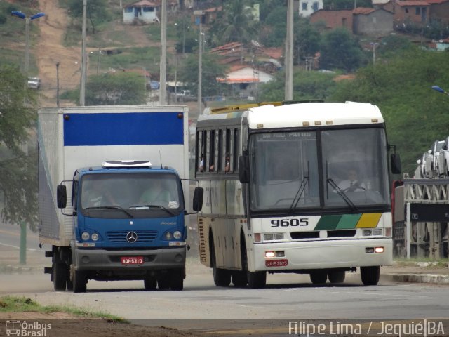 Empresa Gontijo de Transportes 9605 na cidade de Jequié, Bahia, Brasil, por Filipe Lima. Número da foto: #3618301.