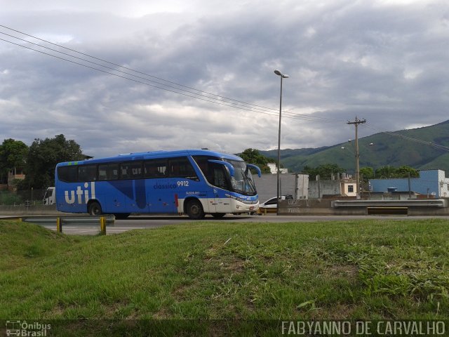 UTIL - União Transporte Interestadual de Luxo 9912 na cidade de Nova Iguaçu, Rio de Janeiro, Brasil, por Fabiano Magalhaes. Número da foto: #3618312.