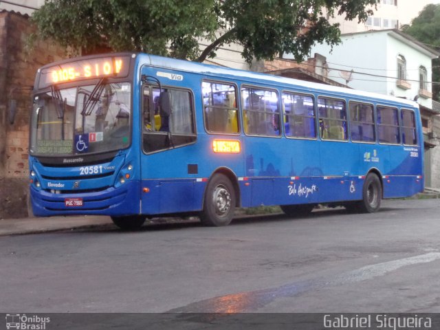 Viação Torres 20581 na cidade de Sabará, Minas Gerais, Brasil, por Gabriel Oliveira. Número da foto: #3617549.