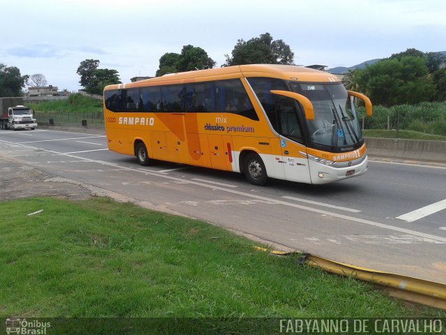 Viação Sampaio 13020 na cidade de Nova Iguaçu, Rio de Janeiro, Brasil, por Fabiano Magalhaes. ID da foto: 3618277.