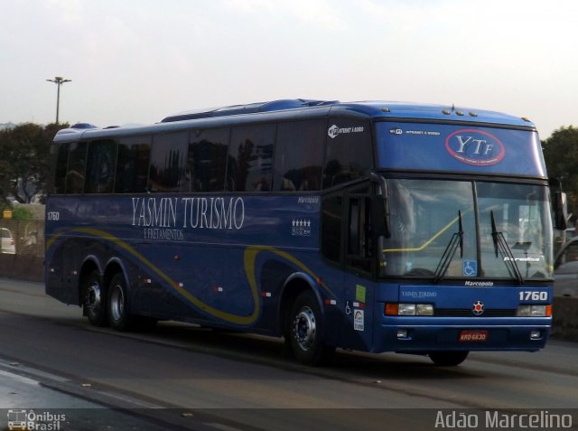 Yasmim Turismo 1760 na cidade de Belo Horizonte, Minas Gerais, Brasil, por Adão Raimundo Marcelino. ID da foto: 3618376.