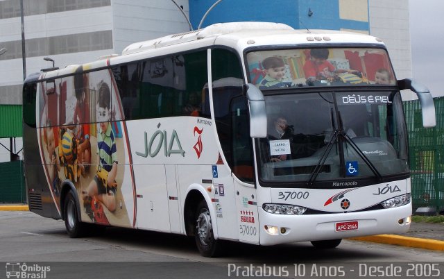 Viação Jóia > Expresso Jóia 37000 na cidade de São Paulo, São Paulo, Brasil, por Cristiano Soares da Silva. ID da foto: 3618324.