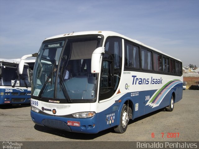 Trans Isaak Turismo 2498 na cidade de Curitiba, Paraná, Brasil, por Reinaldo Penha. Número da foto: #3620349.