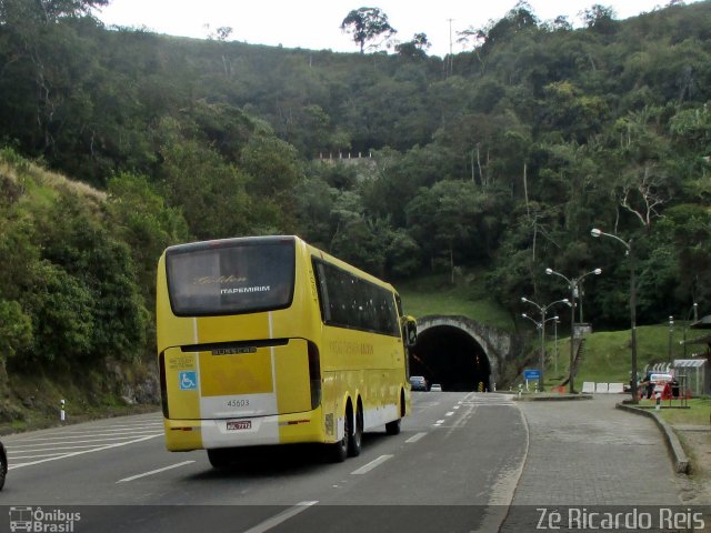 Viação Itapemirim 45603 na cidade de Petrópolis, Rio de Janeiro, Brasil, por Zé Ricardo Reis. ID da foto: 3619751.