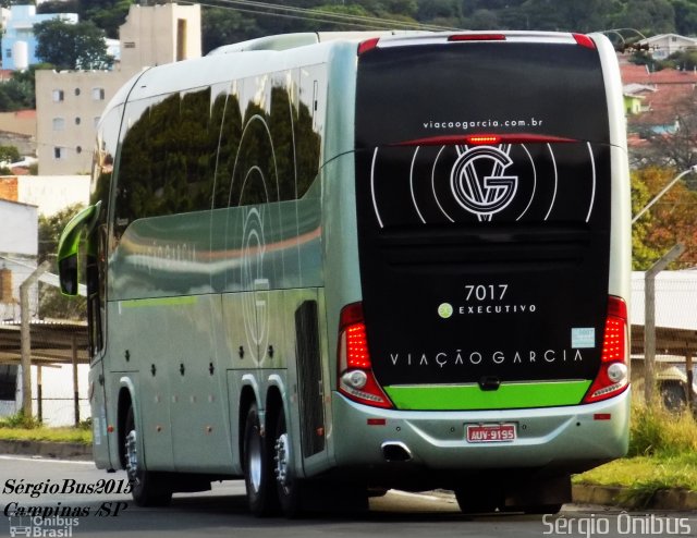 Viação Garcia 7017 na cidade de Campinas, São Paulo, Brasil, por Sérgio de Sousa Elias. Número da foto: #3620252.
