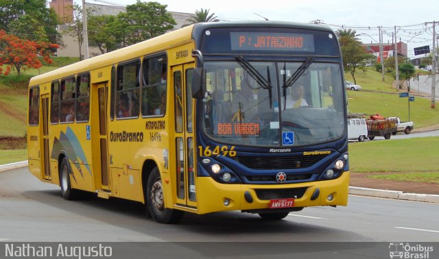 Viação Ouro Branco 16496 na cidade de Londrina, Paraná, Brasil, por Nathan Augusto. Número da foto: #3620160.