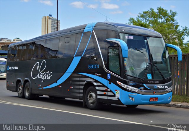 Empresa de Ônibus Nossa Senhora da Penha 53001 na cidade de Porto Alegre, Rio Grande do Sul, Brasil, por Matheus Etges. Número da foto: #3619938.