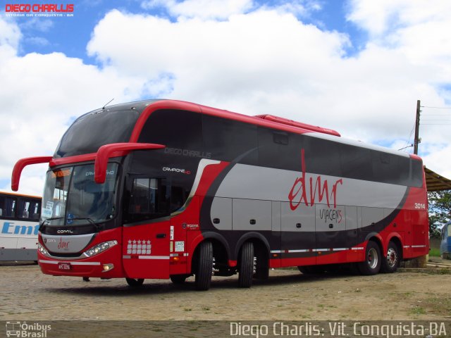 DMR Viagens 3014 na cidade de Vitória da Conquista, Bahia, Brasil, por Diego Charlis Coelho. Número da foto: #3619143.