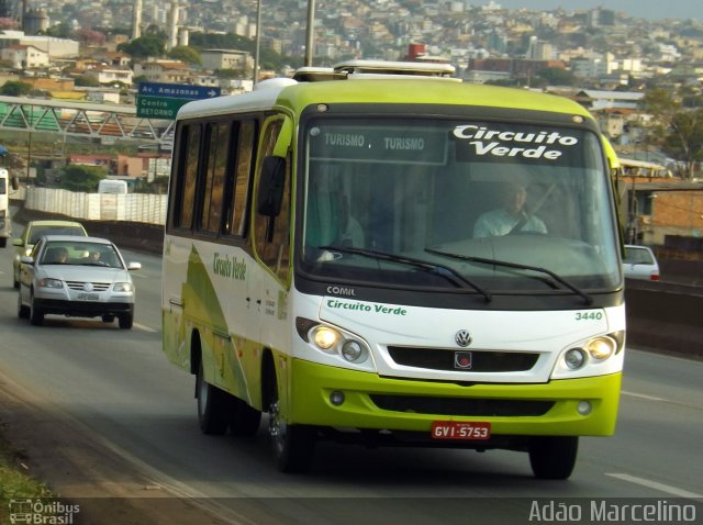 Circuito Verde 3440 na cidade de Belo Horizonte, Minas Gerais, Brasil, por Adão Raimundo Marcelino. ID da foto: 3620697.