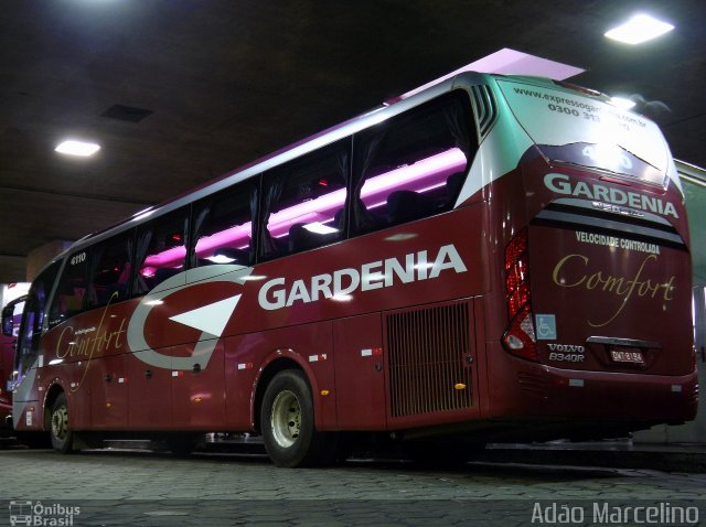 Expresso Gardenia 4110 na cidade de Belo Horizonte, Minas Gerais, Brasil, por Adão Raimundo Marcelino. Número da foto: #3620882.