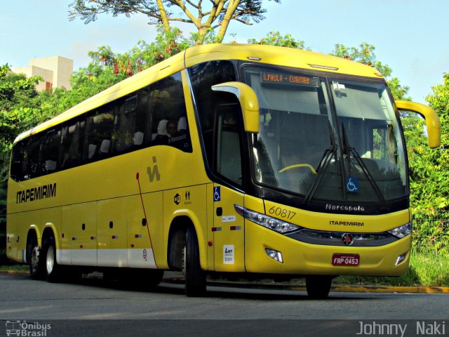 Viação Itapemirim 60817 na cidade de São Paulo, São Paulo, Brasil, por Johnny  Naki. ID da foto: 3623514.