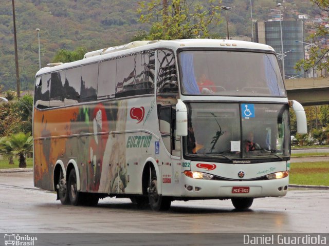 Eucatur - Empresa União Cascavel de Transportes e Turismo 4022 na cidade de Florianópolis, Santa Catarina, Brasil, por Daniel Guardiola. ID da foto: 3623121.