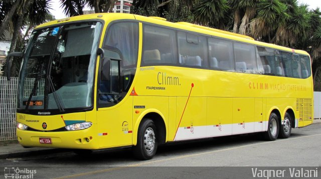 Viação Itapemirim 8863 na cidade de Curitiba, Paraná, Brasil, por Vagner Valani. ID da foto: 3623383.