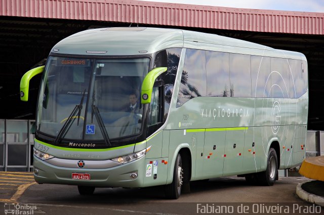 Viação Garcia 7357 na cidade de Londrina, Paraná, Brasil, por Fabiano de Oliveira Prado. ID da foto: 3622477.