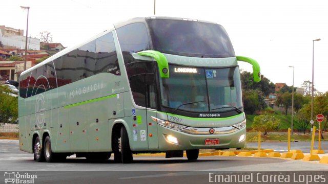 Viação Garcia 7987 na cidade de Bauru, São Paulo, Brasil, por Emanuel Corrêa Lopes. Número da foto: #3623656.