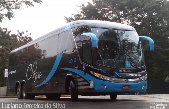 Empresa de Ônibus Nossa Senhora da Penha 53005 na cidade de São Paulo, São Paulo, Brasil, por Luciano Ferreira da Silva. ID da foto: 3622300.