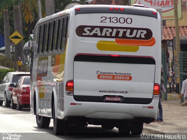 Saritur - Santa Rita Transporte Urbano e Rodoviário 21300 na cidade de Lagoa Santa, Minas Gerais, Brasil, por Marcelo Ribeiro. Número da foto: #3622306.
