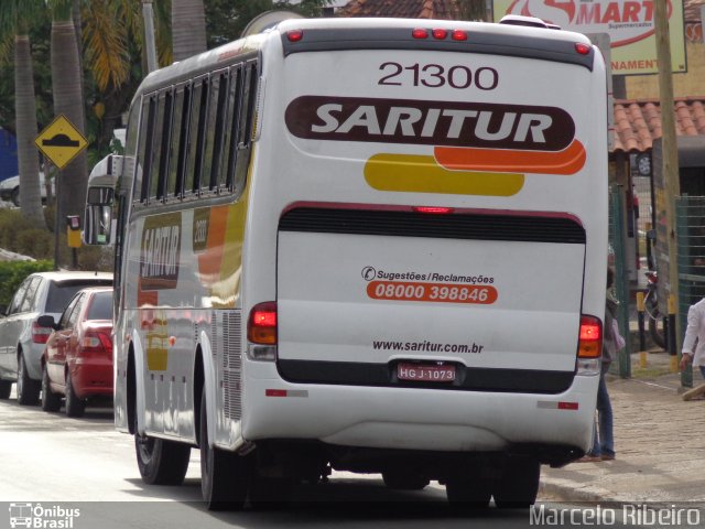 Saritur - Santa Rita Transporte Urbano e Rodoviário 21300 na cidade de Lagoa Santa, Minas Gerais, Brasil, por Marcelo Ribeiro. ID da foto: 3622306.