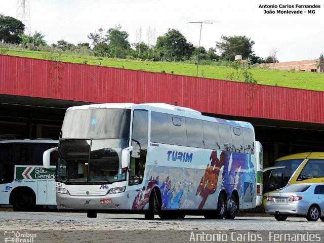 Turim Transportes e Serviços 2262 na cidade de João Monlevade, Minas Gerais, Brasil, por Antonio Carlos Fernandes. ID da foto: 3622896.