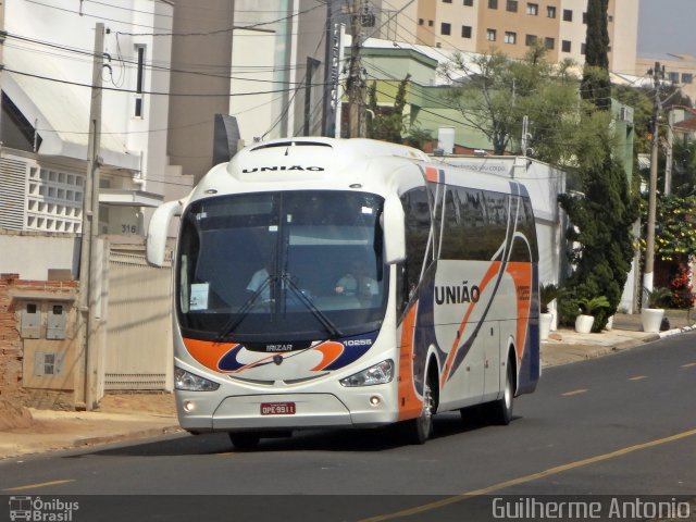 Expresso União 10255 na cidade de Franca, São Paulo, Brasil, por Guilherme Antonio. ID da foto: 3625894.