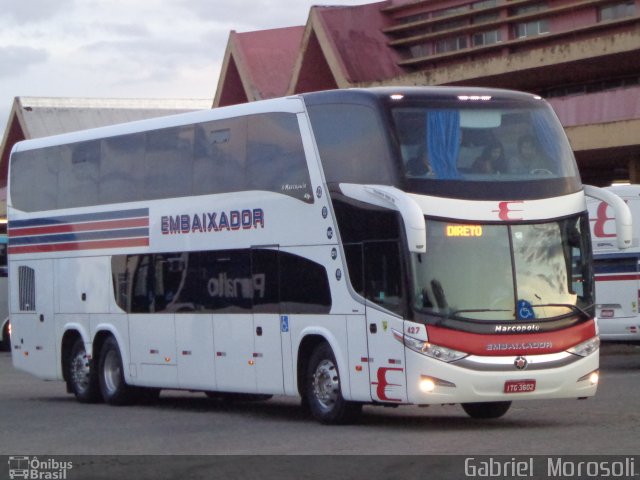 Expresso Embaixador 427 na cidade de Pelotas, Rio Grande do Sul, Brasil, por Gabriel  Morosoli. Número da foto: #3625527.