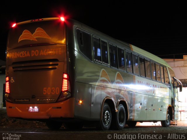 Auto Viação Princesa do Agreste 5030 na cidade de Custódia, Pernambuco, Brasil, por Rodrigo Fonseca. Número da foto: #3624931.