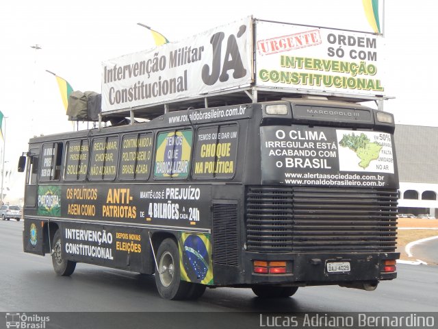 Ônibus Particulares 4029 na cidade de Brasília, Distrito Federal, Brasil, por Lucas Adriano Bernardino. Número da foto: #3625501.