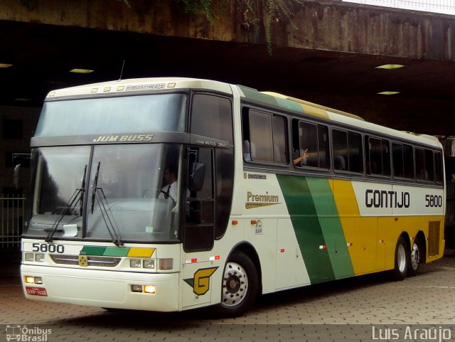 Empresa Gontijo de Transportes 5800 na cidade de Belo Horizonte, Minas Gerais, Brasil, por Luís Carlos Santinne Araújo. ID da foto: 3625778.