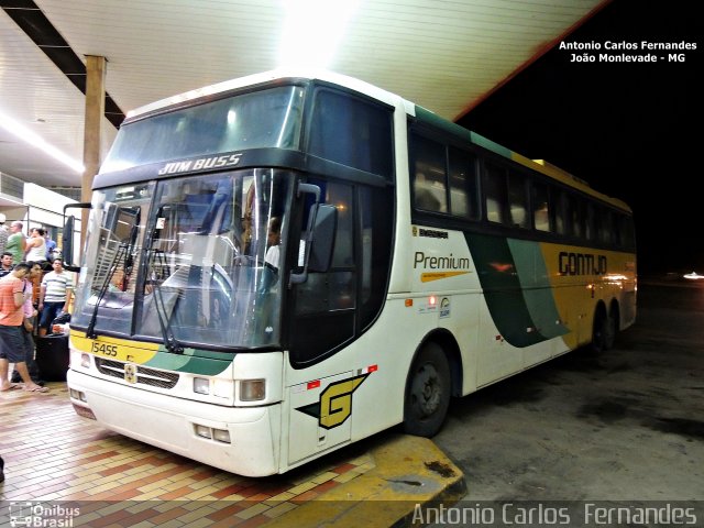 Empresa Gontijo de Transportes 15455 na cidade de João Monlevade, Minas Gerais, Brasil, por Antonio Carlos Fernandes. ID da foto: 3624322.