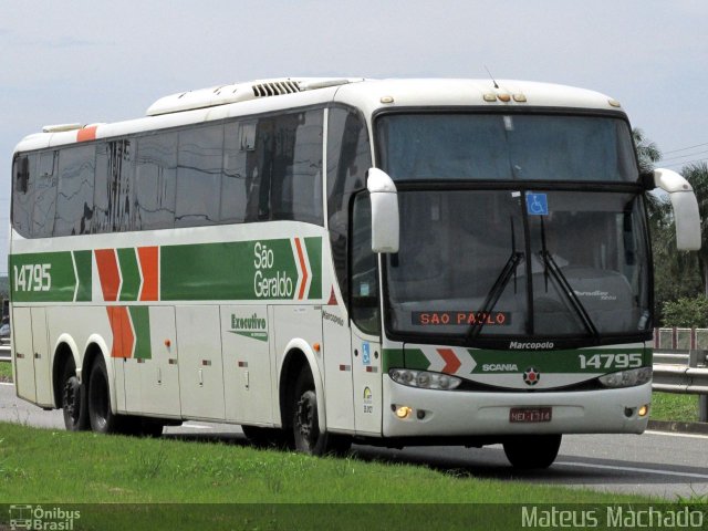 Cia. São Geraldo de Viação 14795 na cidade de Itatiaia, Rio de Janeiro, Brasil, por Mateus Machado. ID da foto: 3628944.