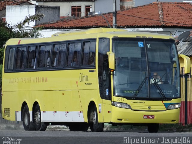 Viação Itapemirim 9011 na cidade de Jequié, Bahia, Brasil, por Filipe Lima. ID da foto: 3627533.