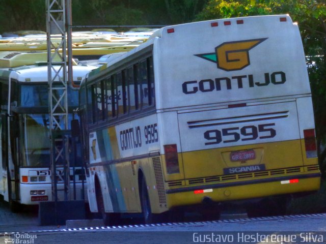 Empresa Gontijo de Transportes 9595 na cidade de Belo Horizonte, Minas Gerais, Brasil, por Gustavo Hestereque Silva. ID da foto: 3627464.